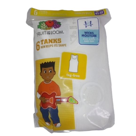 Boys Bundle NWT Fruit of the Loom Tanks/Disney Junior Socks/Elephant Toy - Picture 6 of 10